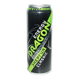 Напиток энергетический Энерджи Драгон Гуарана классик (зеленый) 0,45л